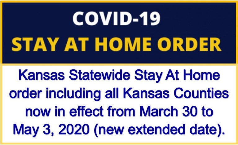 Kansas Statewide Stay At Home Order Extension